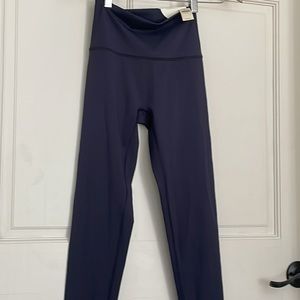 new dark blue leggings